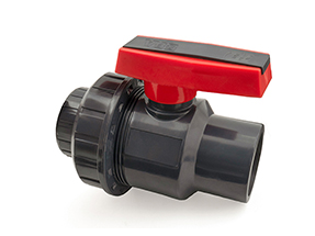 Metric Grey PVC Single Union Ball Valve